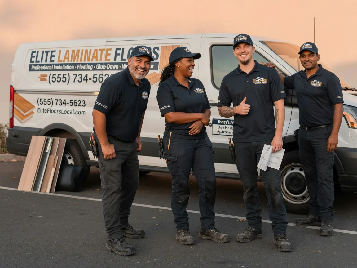 Laminate flooring installation company in Bluffs, IL